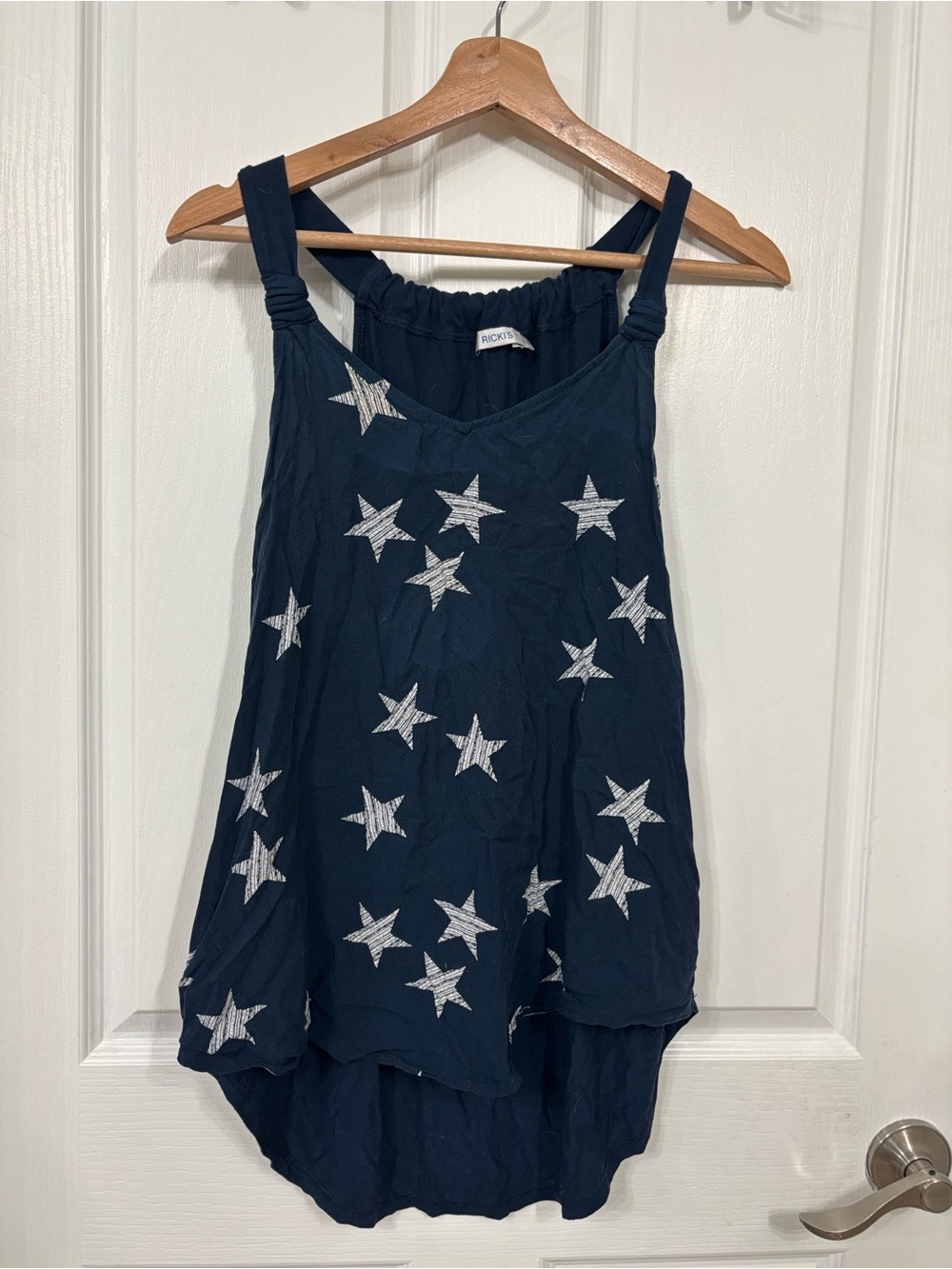 Ricki’s Navy Star-Print Sleeveless Tank Top